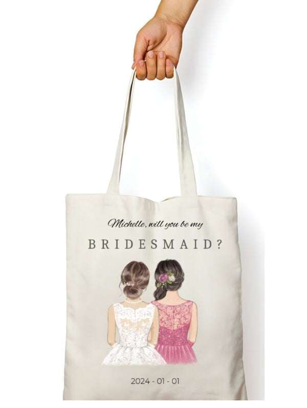 Bridesmaid Bliss: Elegant Tote Bags for Wedding Celebrations